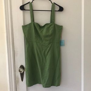 Green Linen Forever 21 Dress